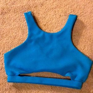 Cleo Harper sports bra top workout teal